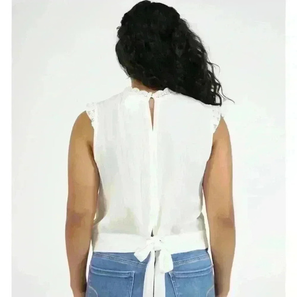 Victoria lace front tie back tank - Picture 5 of 5